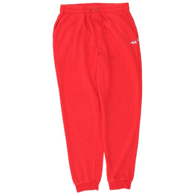 Fila Mens Tracksuit Trousers Joggers Medium Red image 1