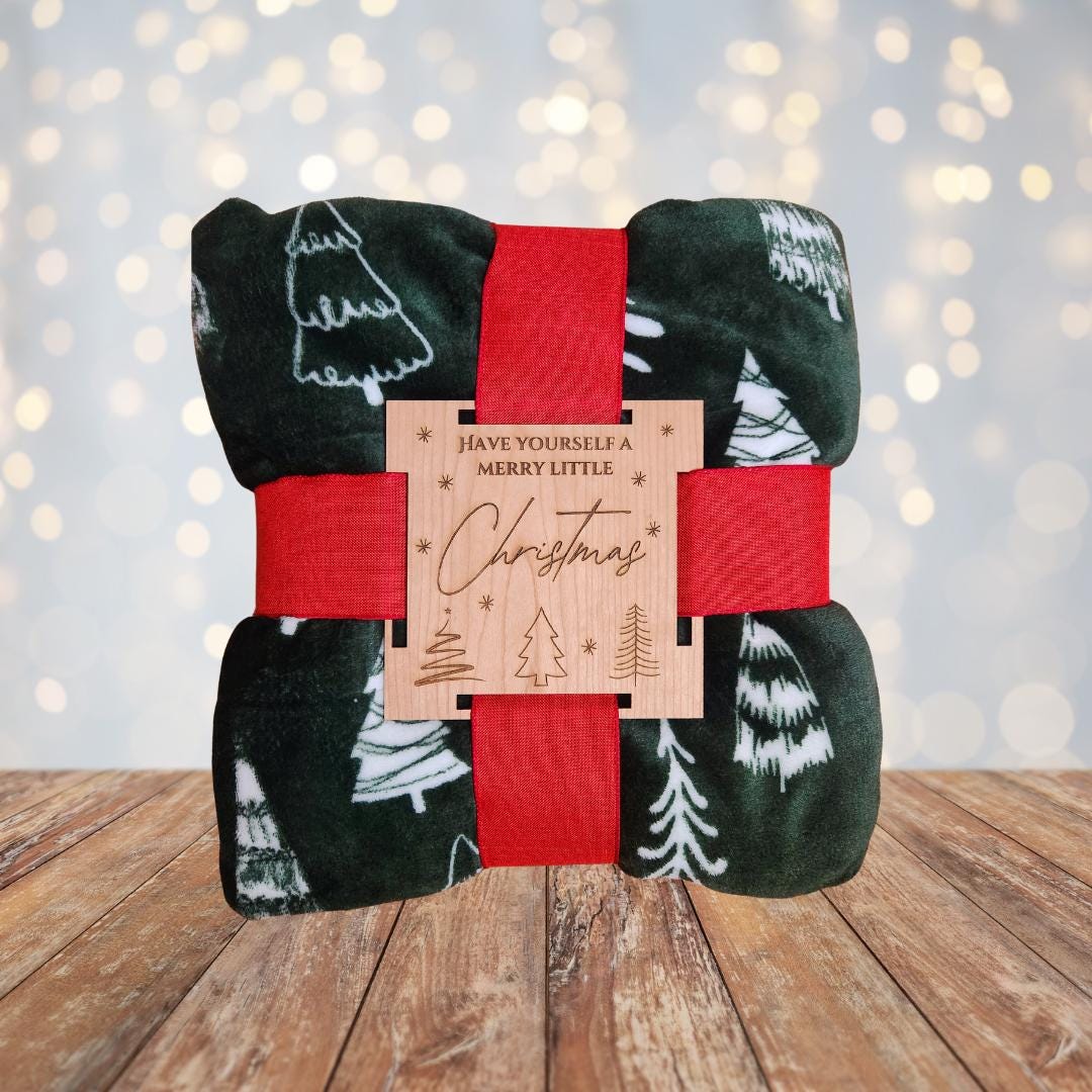 Wooden Blanket Gift Tags Digital SVG &amp; PNG File Download - Etsy