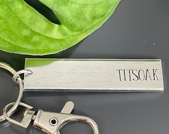 TITSOAK titsoak Keychain | This is The Skin of a Killer Keychain | Bella and Edward | Twilight Gift | Twilight Keychain