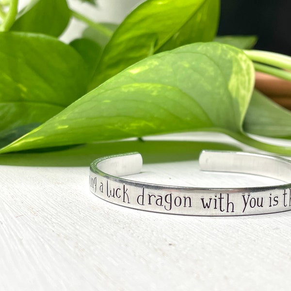 Having A Luck Dragon With You Is The Only Way To Go On A Quest | The Neverending Story | Falkor | Literary Book Nerd Gift |