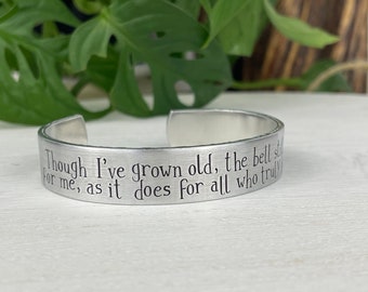 The Bell Still Rings For Me As It Does For All Who Truly Believe | The Polar Express | Literary Gift | Bookish Gift | I Still Believe