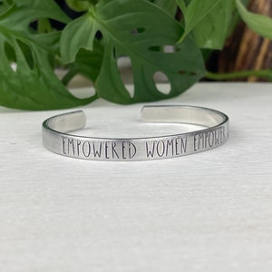 Empowered Women Empower Women Bracelet | Feminist Jewelry | Feminist AF | Feminist Gift | The Future is Female