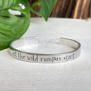 Let the Wild Rumpus Start | Where the Wild Things Are | Children&#39;s Book Gift | Let the Wild Rumpus Start Bracelet