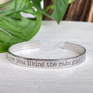 How You Liking The Rain Girl Bracelet | Twilight Gift | Bella and Edward Bracelet | Twihard | Twilight Bracelet