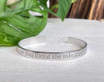 How You Liking The Rain Girl Bracelet | Twilight Gift | Bella and Edward Bracelet | Twihard | Twilight Bracelet