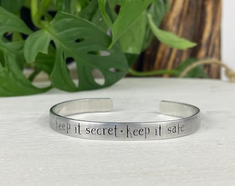 Keep It Secret Keep It Safe Bracelet | Gandalf Quote Gift | Tolkien Bracelet | LOTR Gift