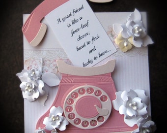 Floral Card for any Occasion with a protective box