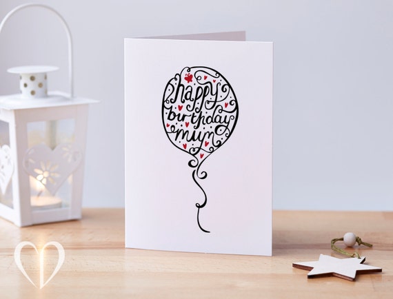 Joyeux Anniversaire Maman Maman Danniversaire Carte Etsy