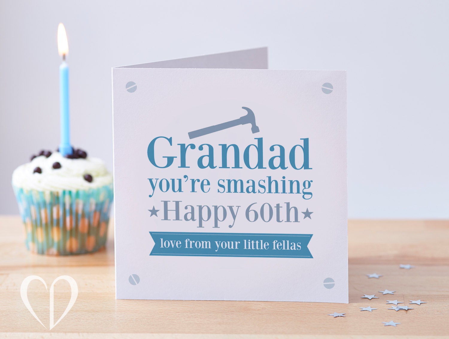 Download Personalised Grandad Birthday Card Granddad 60th Diy Etsy