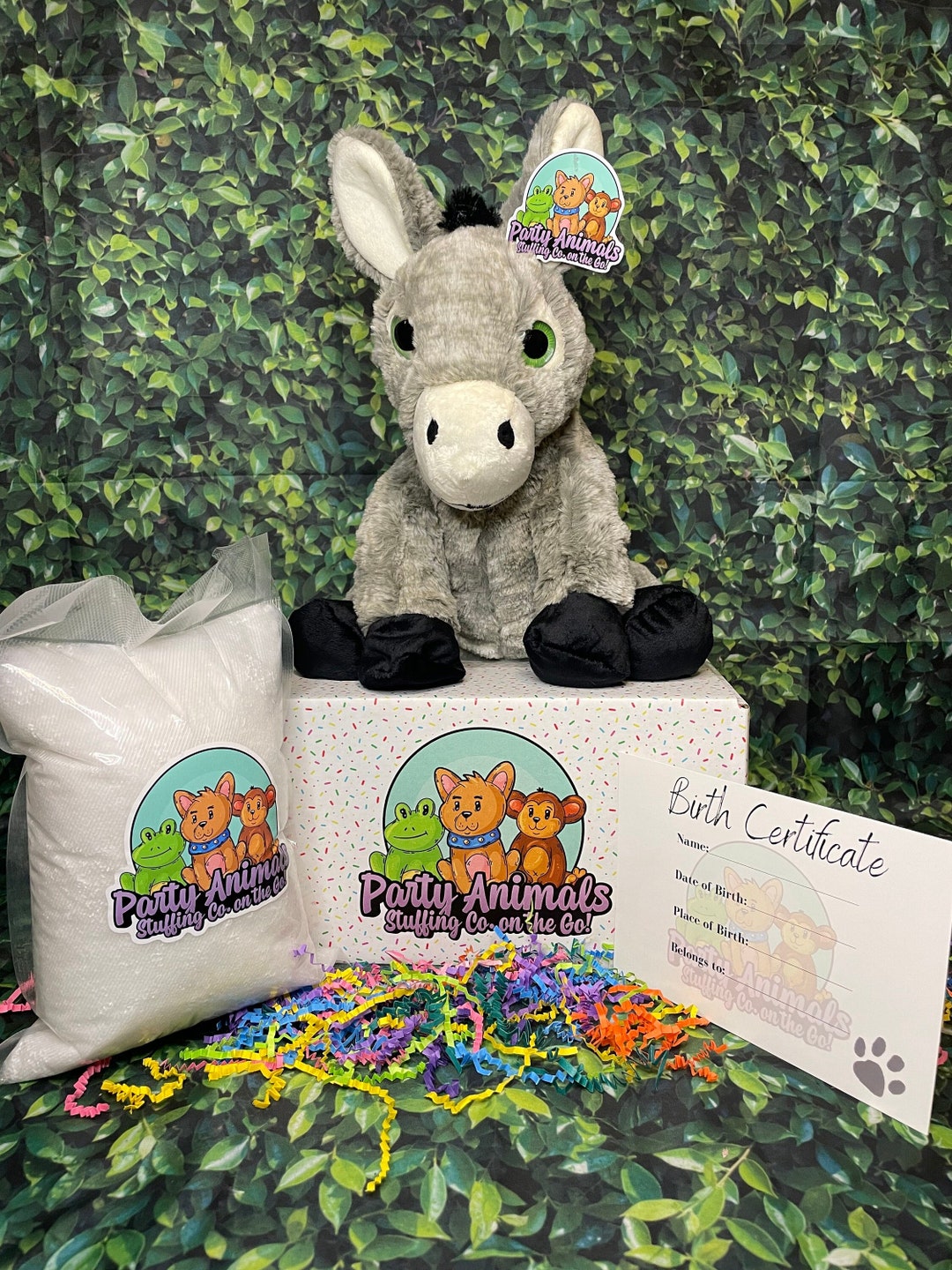 DIY Stuffed Donkey Kit Stuffed Animal Kit Stuffed Plush Etsy