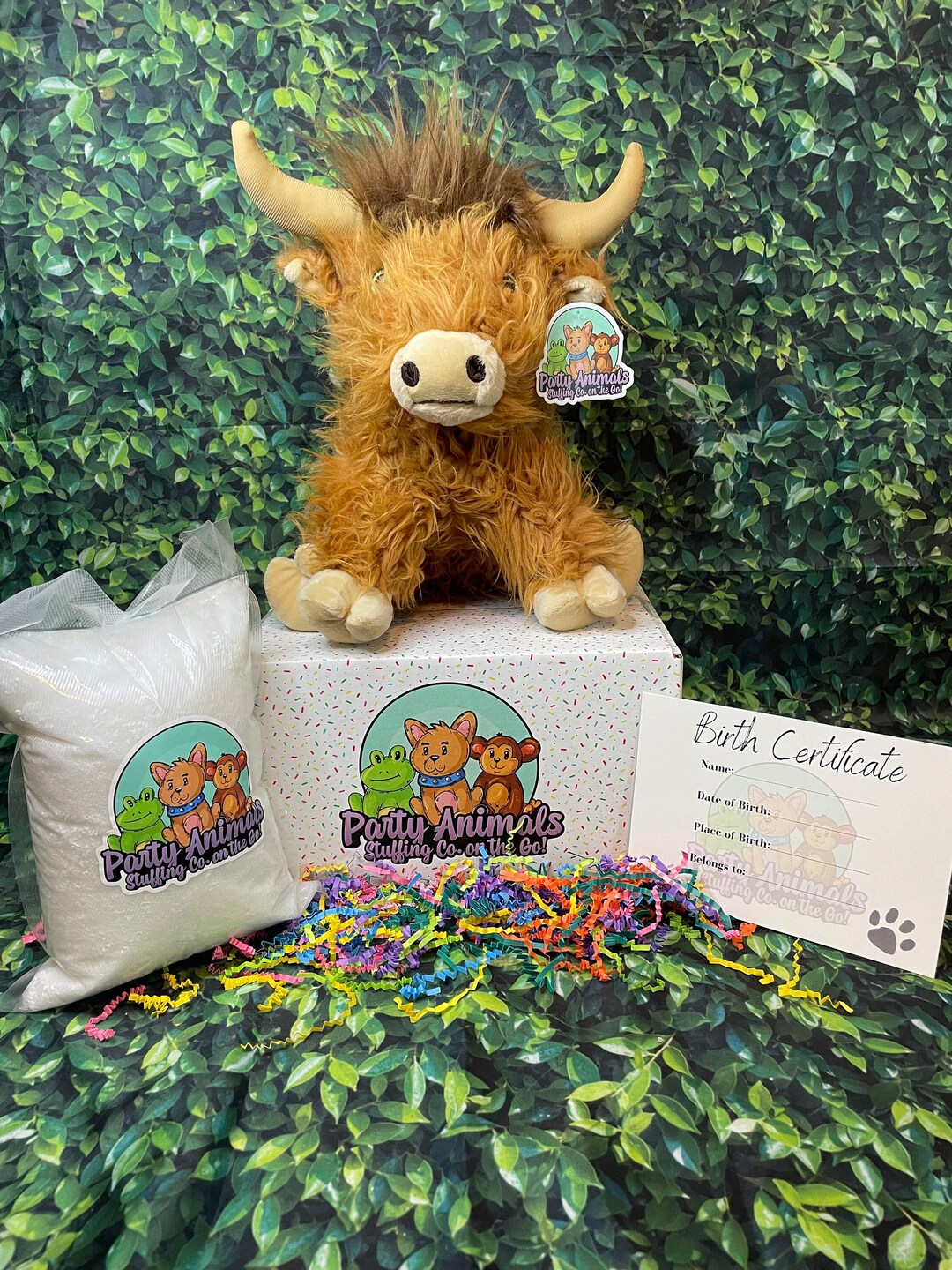 DIY Stuffed Highland Cow Kit Stuffed Animal Kit 16 Etsy