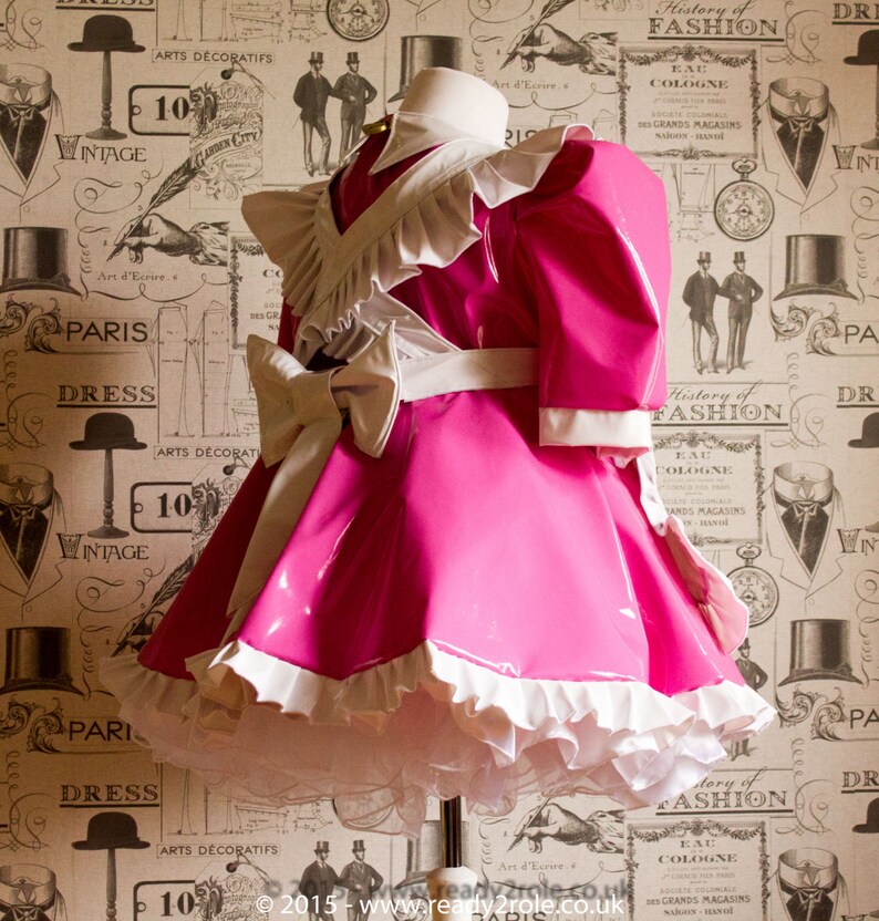 sissy-alice-baby-doll-pvc-dress-with-full-crossover-apron-etsy