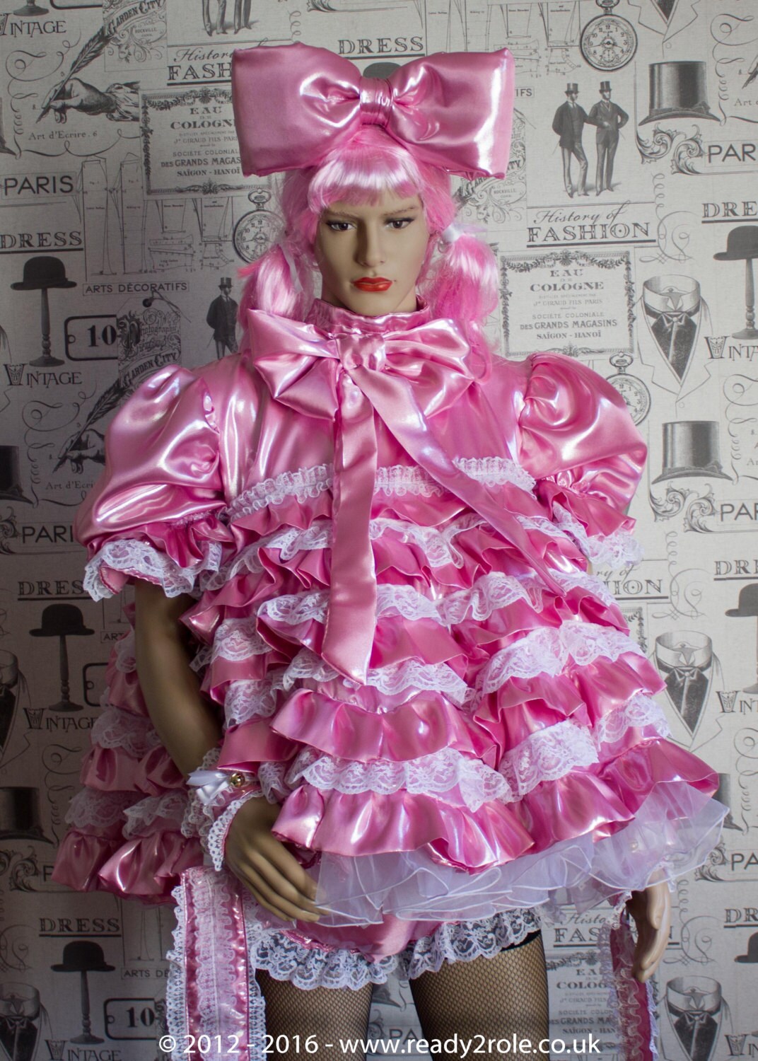 Sissy liquid Lola Satin Outfit Ask 