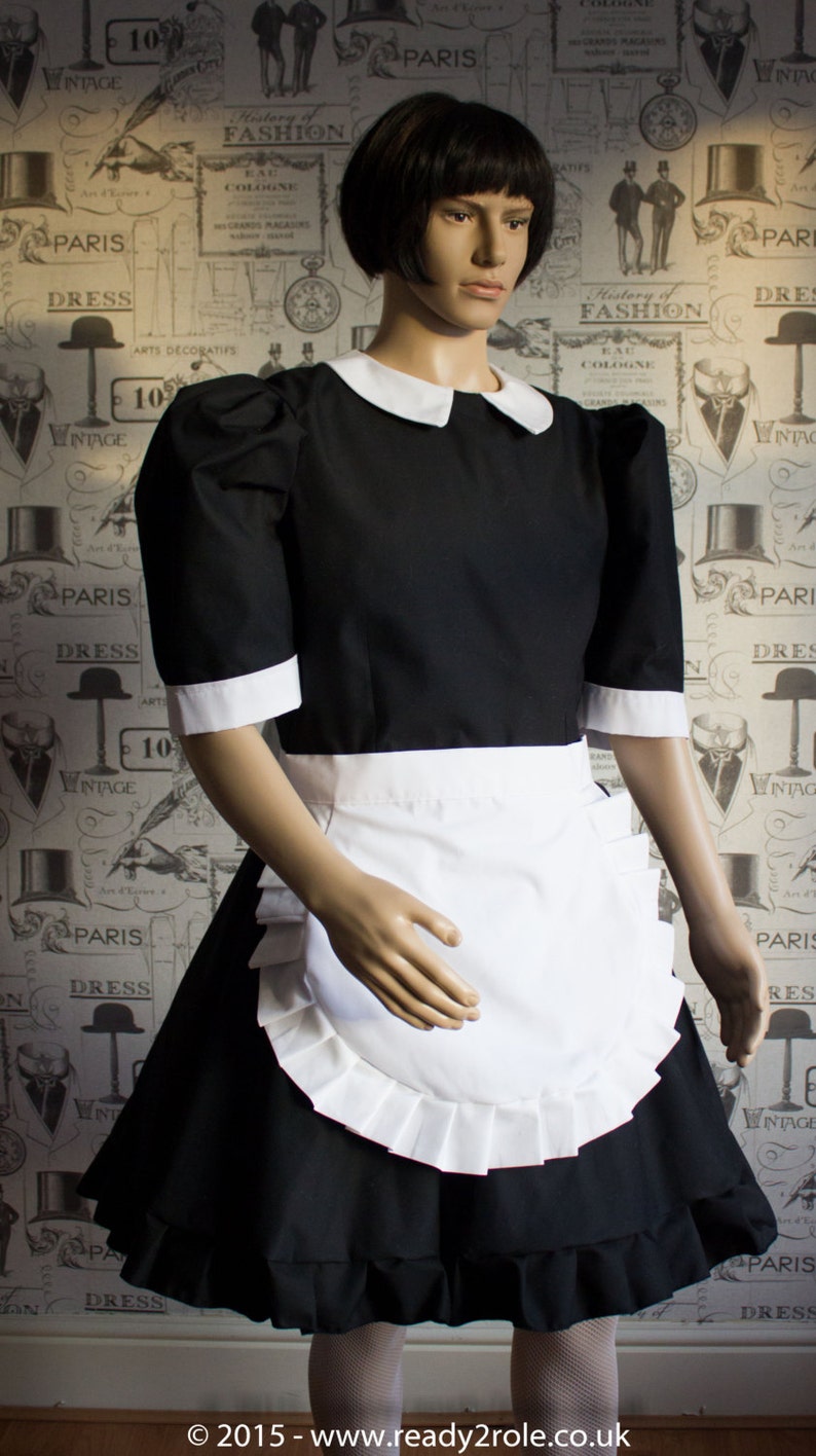 The Fpj Maid To Serve Cotton Sissy Maids Dress Etsy Norway