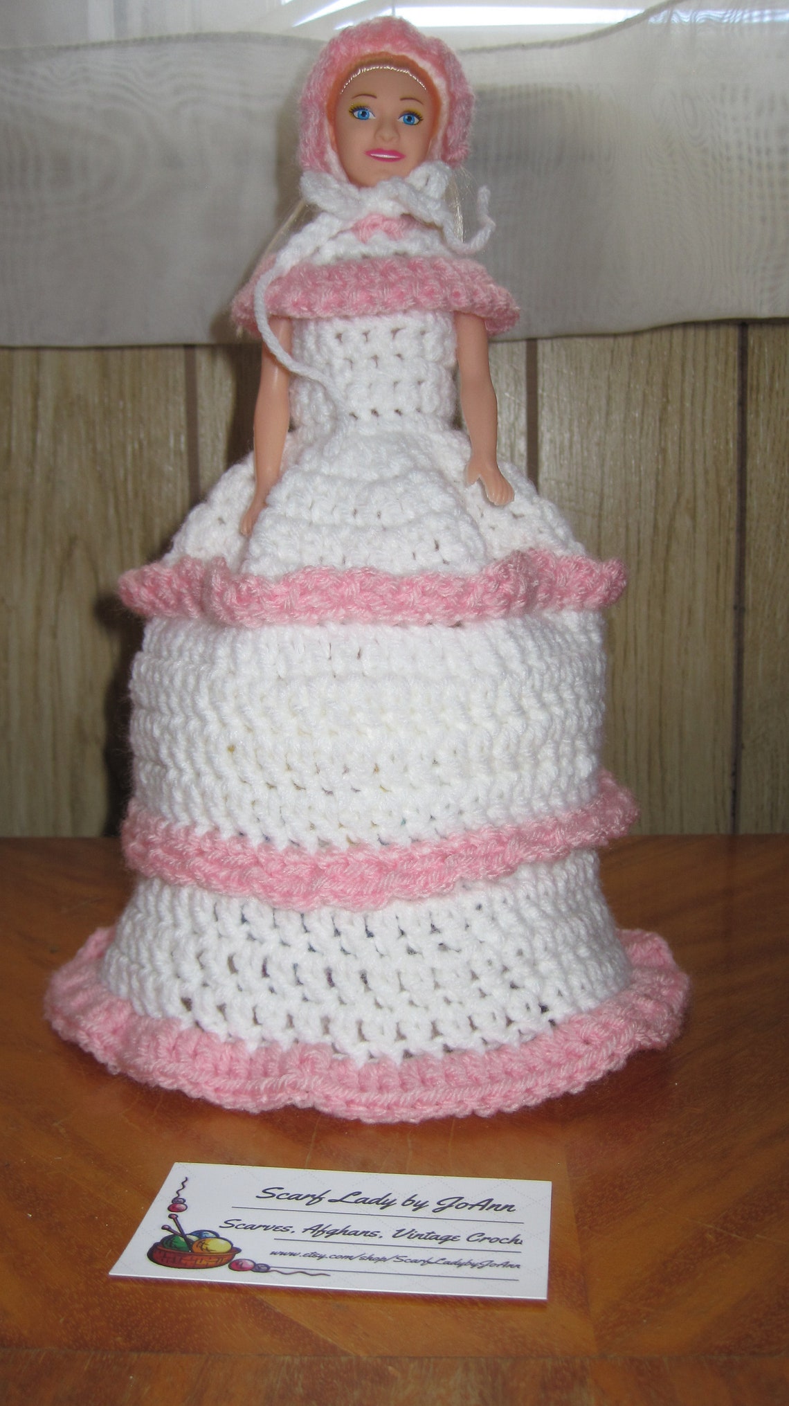 Crochet Toilet Tissue Doll Cover Vintage Crochet Toilet Paper Etsy