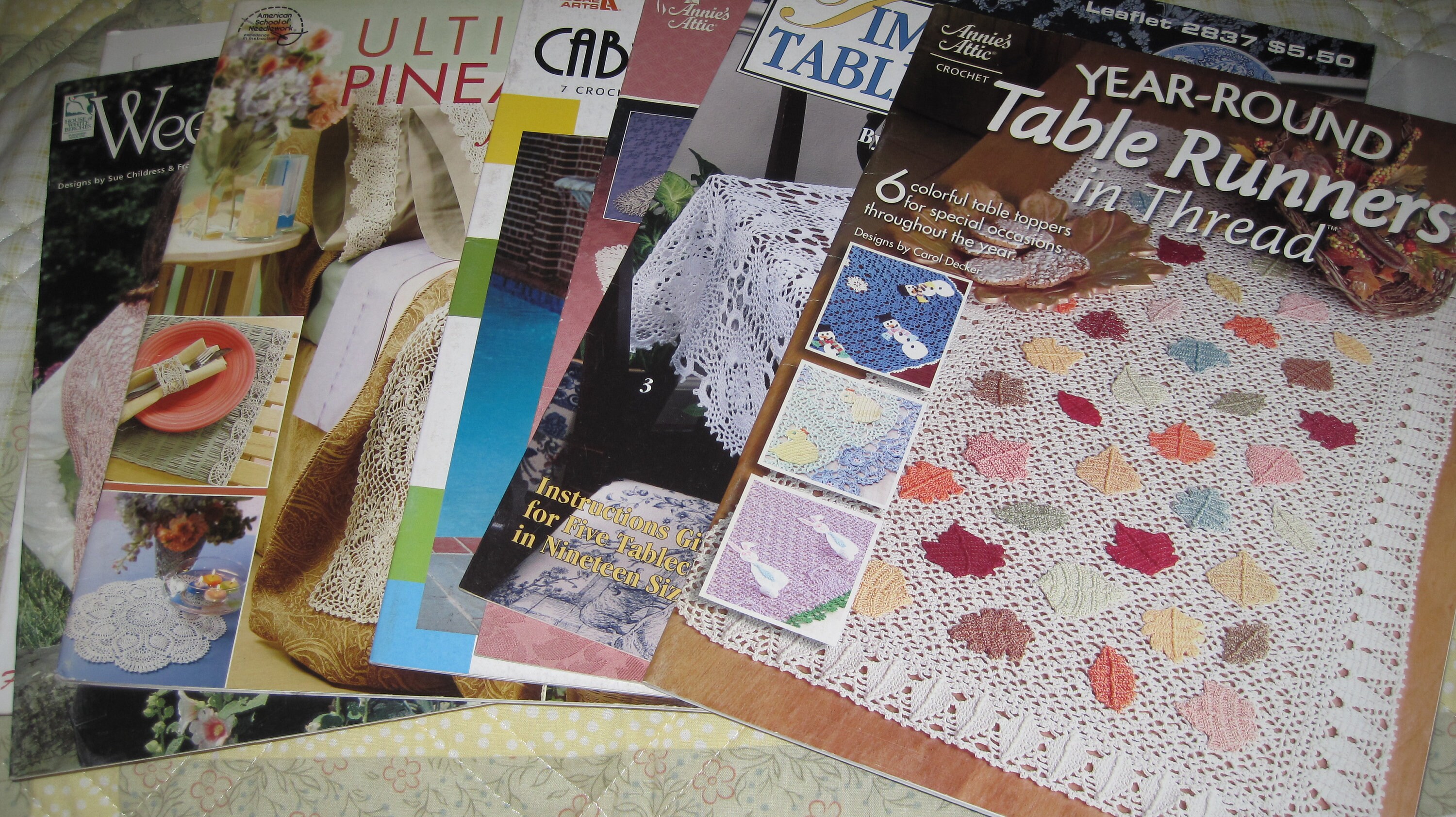 Ten Thread Crochet Pattern Books 10 Crochet Books Vintage Thread Crochet Books
