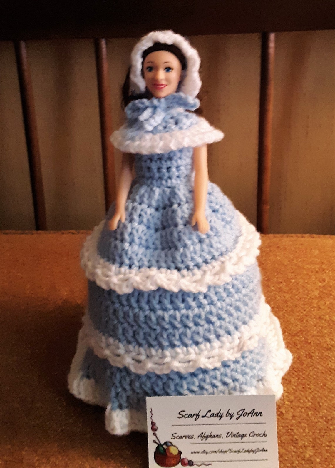 Crochet Toilet Tissue Doll Cover Vintage Crochet Toilet Paper Etsy