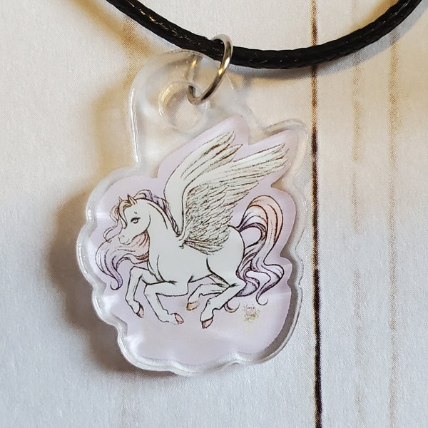 Lilac the Pegasus Necklace