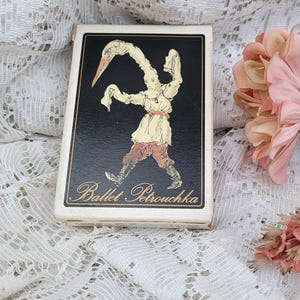 Sammelkartenspiel von Ballet Petrouchka, seltenes Spielkartenspiel, Paris 1988