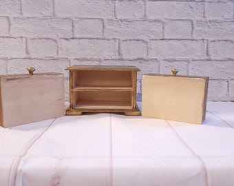Commode Miniature Florentine Vintage - Boîte à Bijoux Ou Meuble De Poupée - Occasion, Parfait Pour Décoration