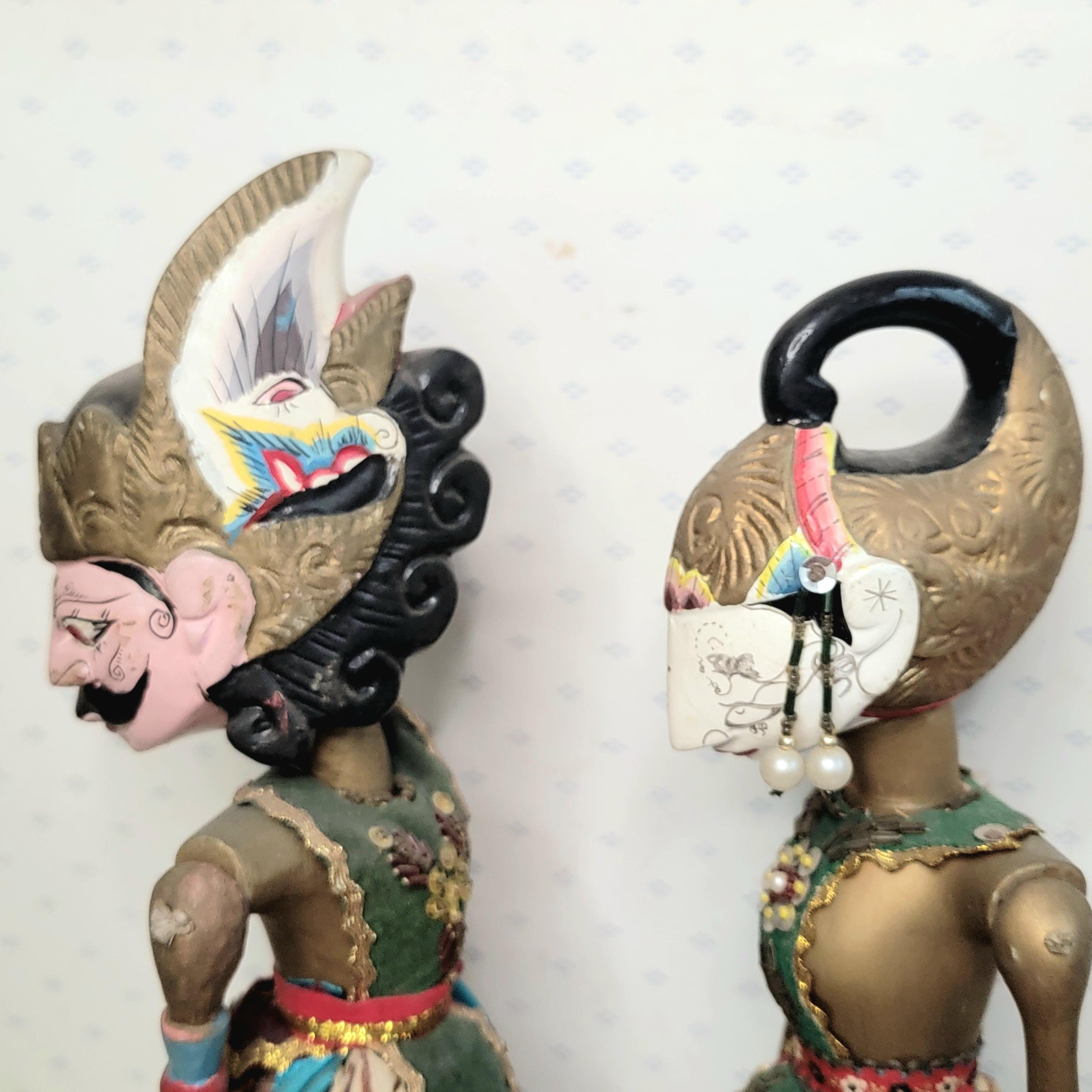 ビンテージ インドネシアのワヤン人形、ワヤン人形 - Etsy 日本