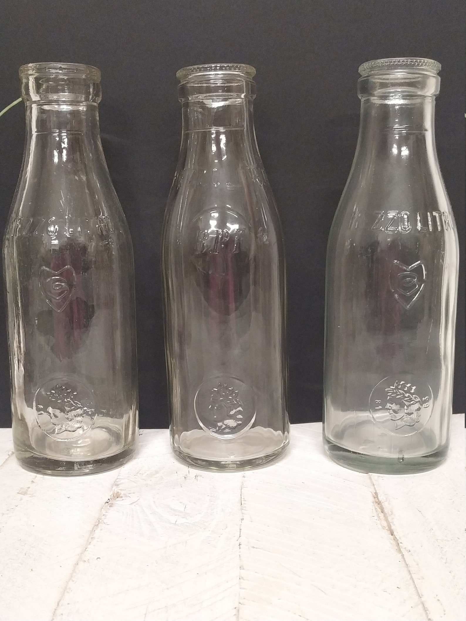 Old milk bottles 1 reusable bottles Etsy