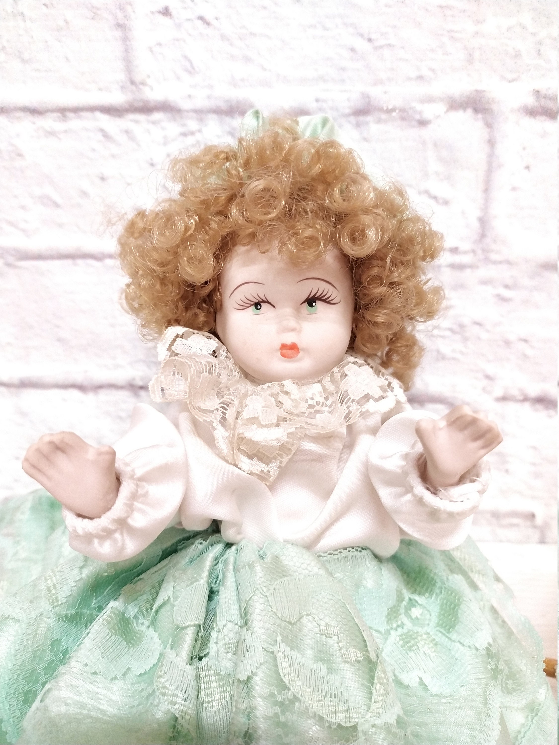 Vintage Italian Porcelain Doll, Capodimonte Doll - Etsy