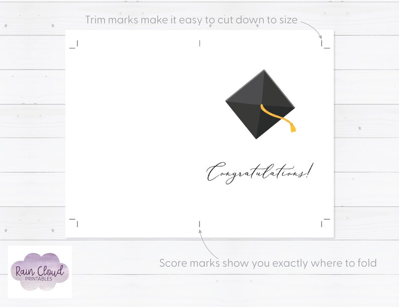 Printable Graduation Card - Etsy