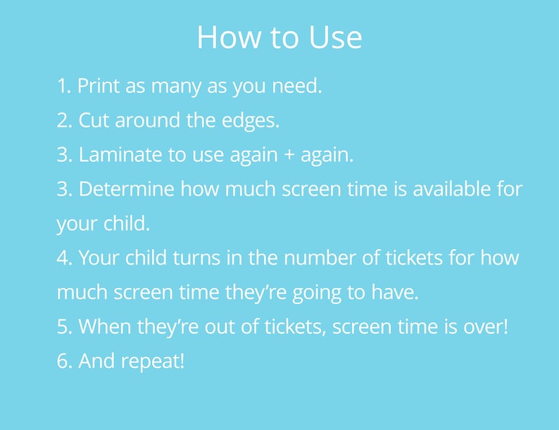 Pink Screen Time Printable Pink Screen Time Tickets: Reward Coupons (PDF) - Etsy