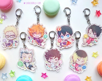 NEW Haikyuu!! Hinata, Kageyama, Oikawa, Kuroo, Kenma, Tsukki, Bokuto - CHARMS