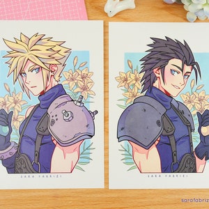 Final Fantasy 7 Remake PRINTS  - Cloud, Tifa, Aerith, Zack, Sephiroth