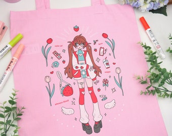 Pastel Cutie TOTE BAG // Pink version