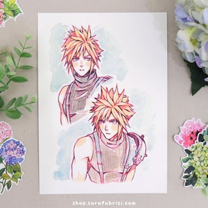 Cloud Strife - FF7R // High Quality PRINT