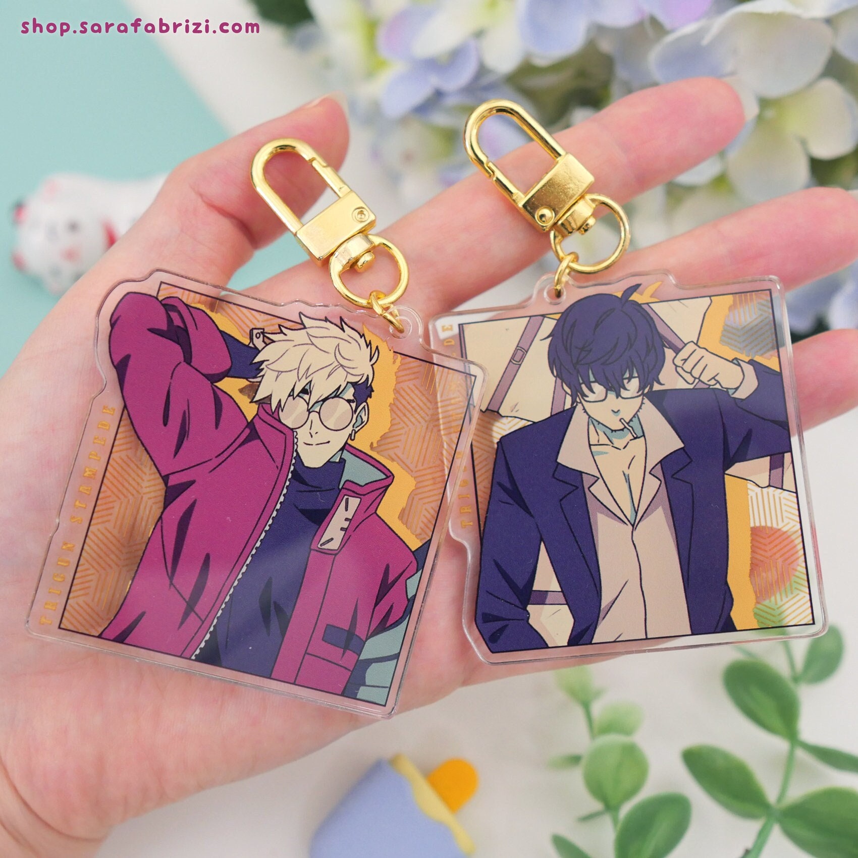 Trigun keychain best sale