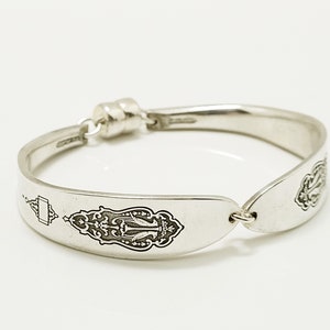 Small Flatware bracelet -Silver plated -Silverware Jewelry -Vintage Silverware -Jewelry By A.H.