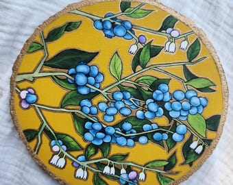 Blueberry | Blueberries | Wall Art | Home Decor | Fruit Decor