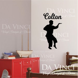 Karate Martial Arts Wall Room Personalized Custom Name Vinyl Sticker C