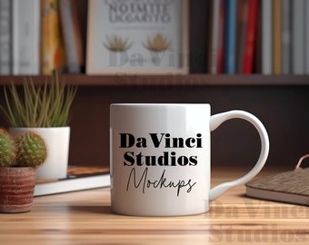 Mug Mockup - Coffee Mug Mockup - Mug Mockups - Cup Mockup - Cozy Mug Mockup - Blank Mug Mockup - White Mug Mockup - Stock Photo SM17