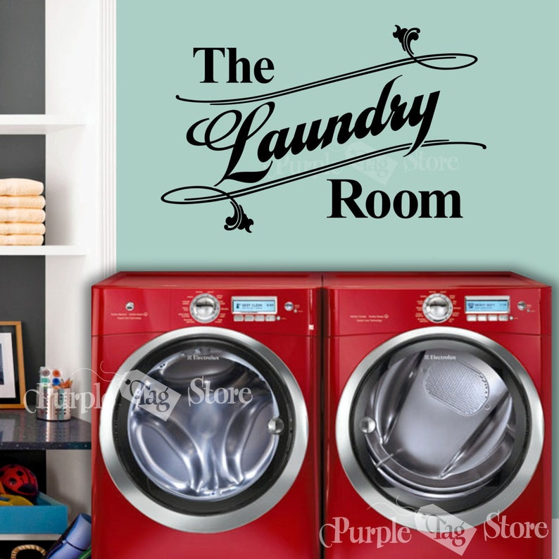 The Laundry Room Vinyl Wall Art Home Decoration Quote Decal Etsy