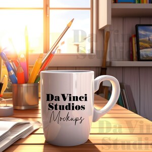 Mug Mockup - Coffee Mug Mockup - Mug Mockups - Cup Mockup - Cozy Mug Mockup - Blank Mug Mockup - White Mug Mockup - Stock Photo SM9