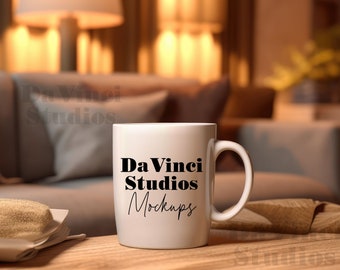 Mug Mockup - Coffee Mug Mockup - Mug Mockups - Cup Mockup - Cozy Mug Mockup - Blank Mug Mockup - White Mug Mockup - Stock Photo SM4