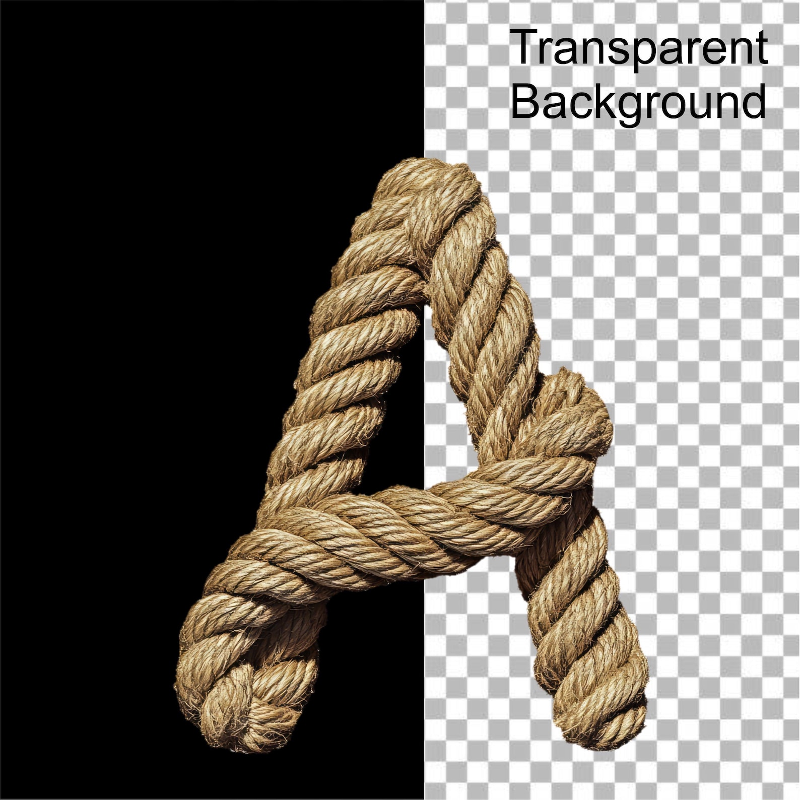 Cowboy Rope Writing Rope Letters PNG, Western Rope Letters, Cowboy Theme Letters, Rodeo ...