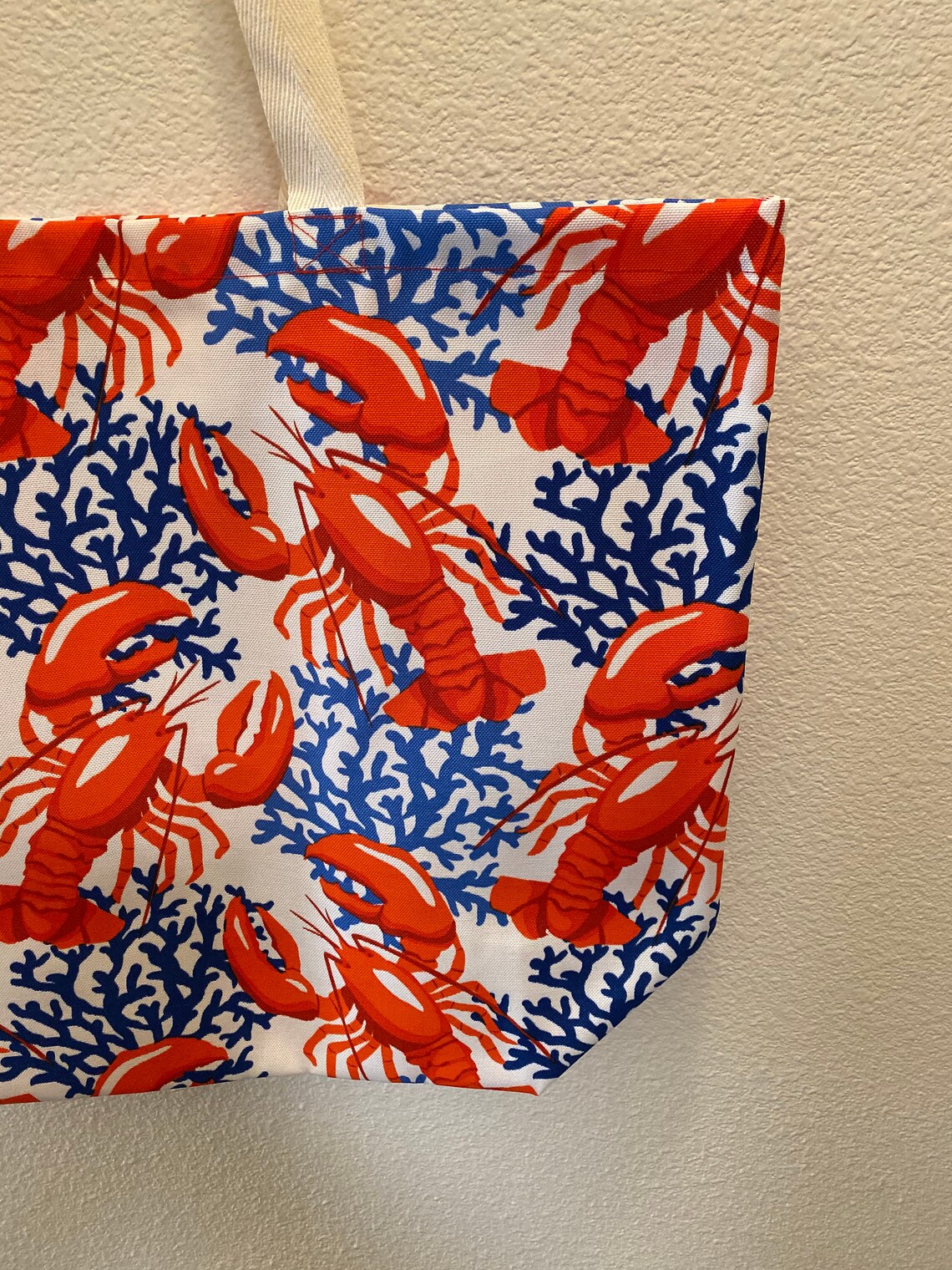 Lobster Reusable Grocery Bags Produce Bags Reusable Farmers Etsy