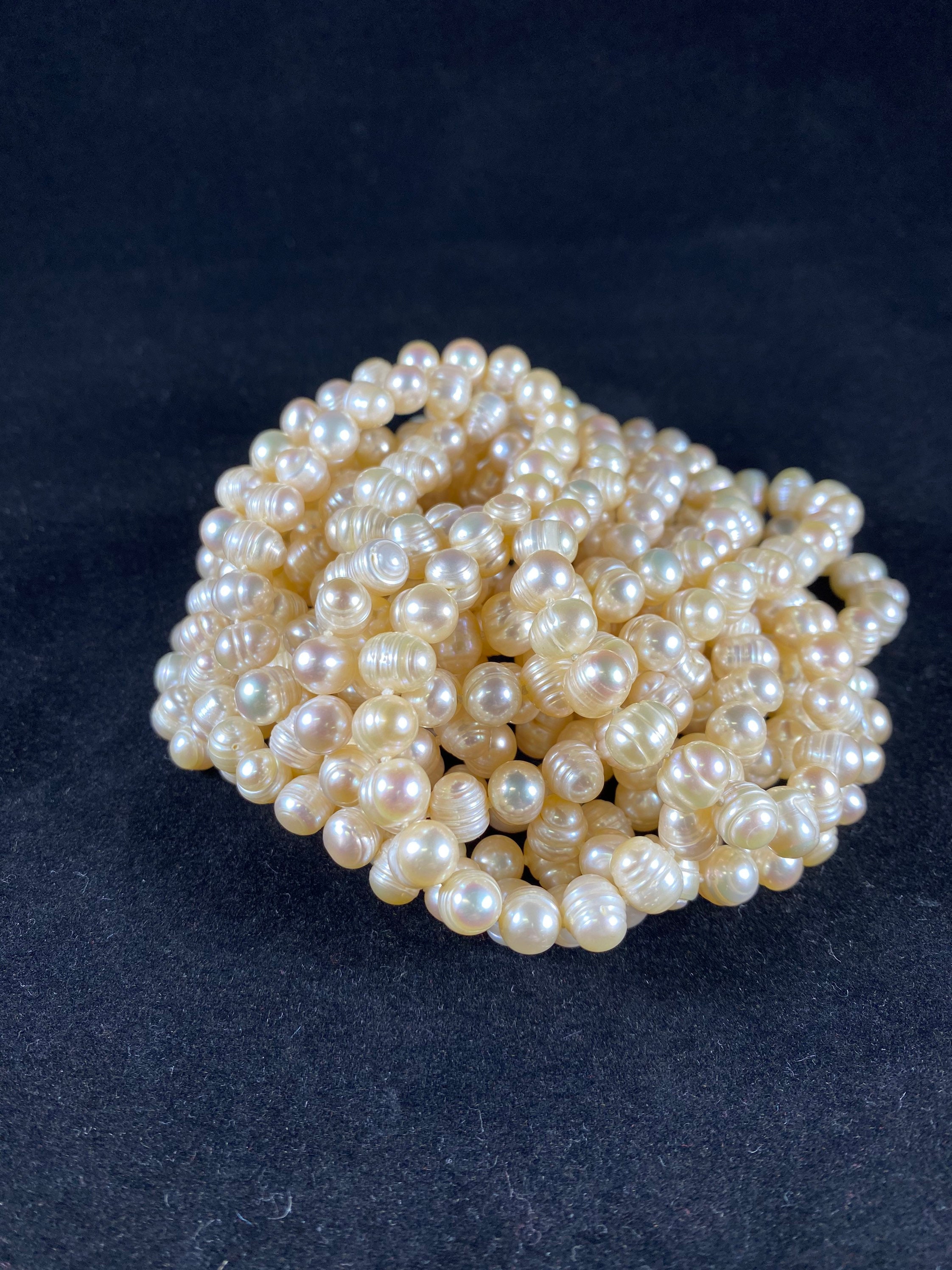 3MM Ivory/Cream Colored Potato Shaped Natural Freshwater Pearls P-31 –  Ayla's Originals