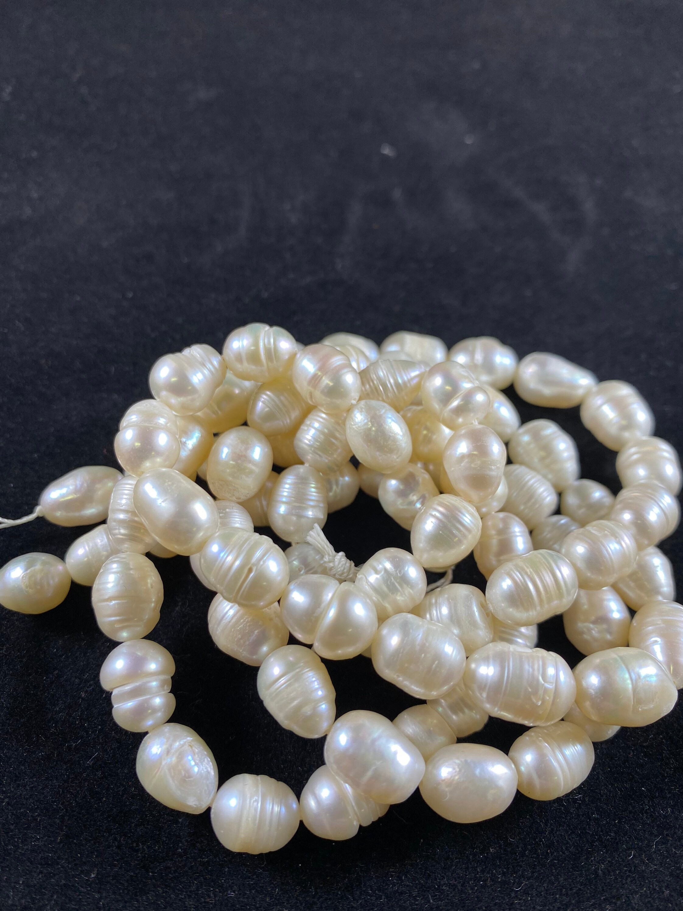 3MM Ivory/Cream Colored Potato Shaped Natural Freshwater Pearls P-31 –  Ayla's Originals