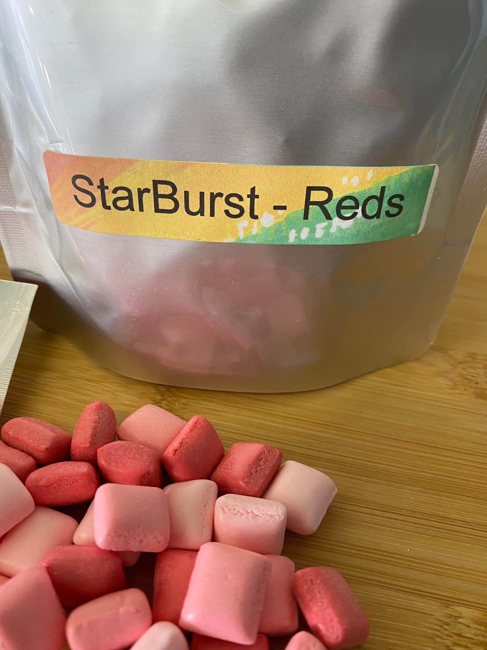 Freeze Dried StarBurst Favorite Reds Flavor Candy Freeze Etsy