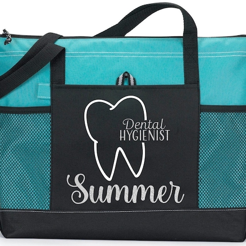 Personalized Dental Hygienist Bag Custom Bag Dentist Gift Etsy