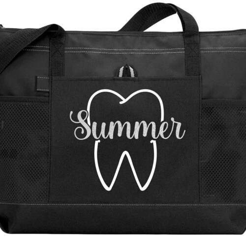 Personalized Dental Hygienist Bag Custom Bag Dentist Gift Etsy
