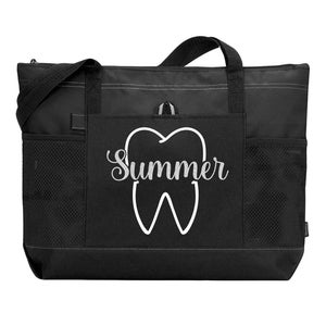 Personalized Dental Hygienist  Bag Custom Bag Dentist Gift  Dental Office Bag Christmas Gift