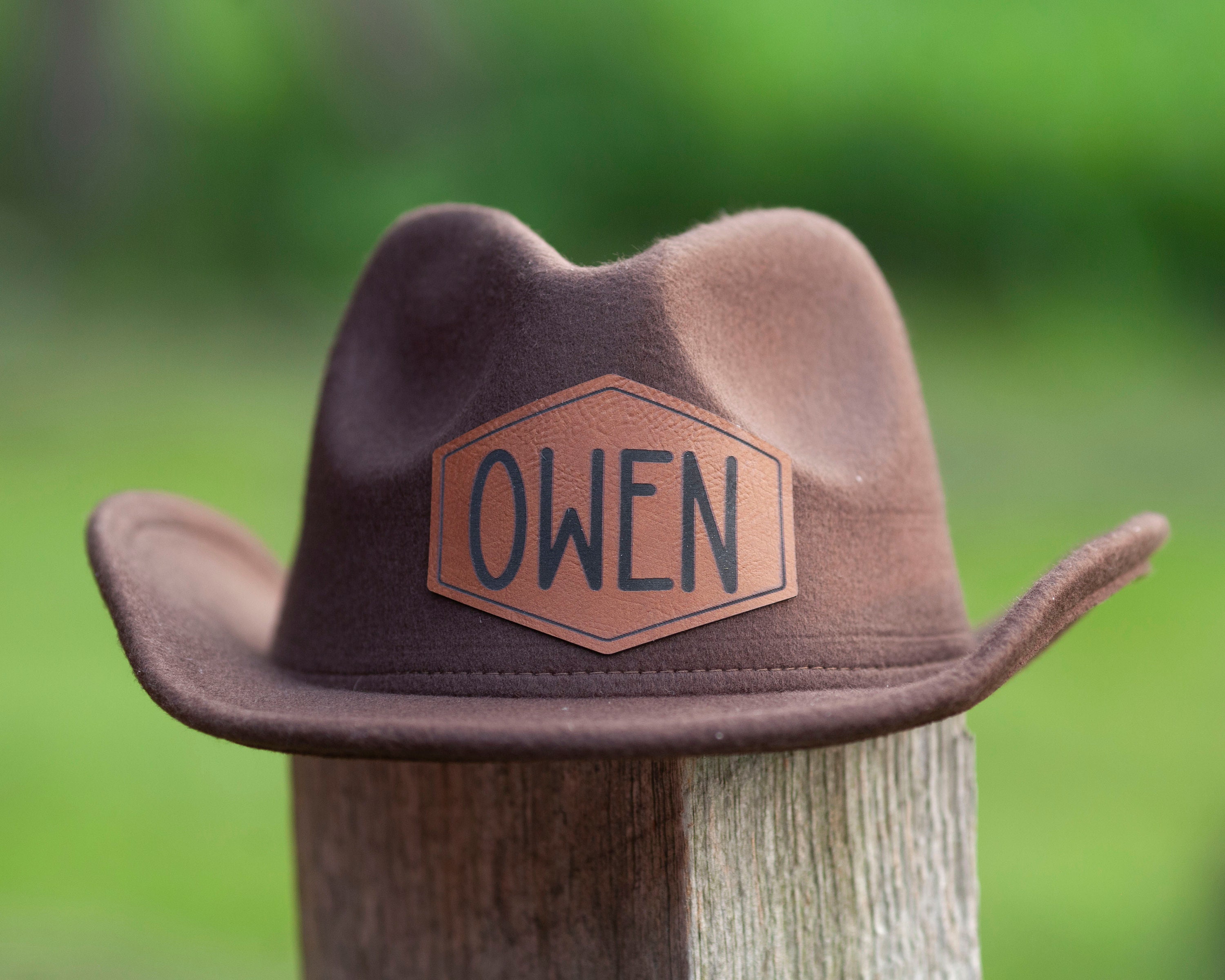 Brown Cattleman Cowboy Hat for Men Women Felt Western Hat for Men